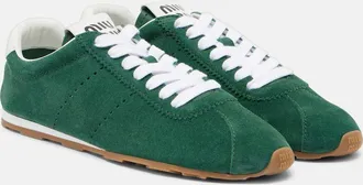 Miu Miu Plume suede sneakers