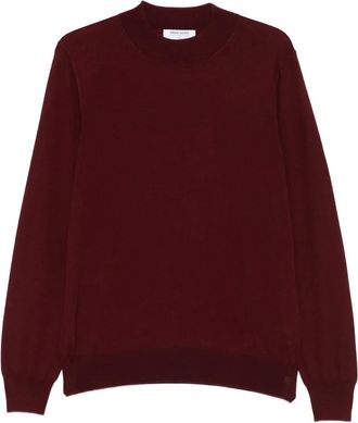 Gran Sasso button-shoulder sweater - Red