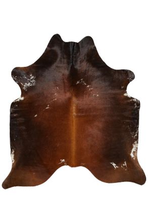 Linea Natura Rinderfell, Braun, Naturfarben, Fell, Echtleder, Rindleder, Tier, Tierform, 160x250 cm, Teppiche und B&ouml;den, Teppiche, Schaffelle & Kuhfelle