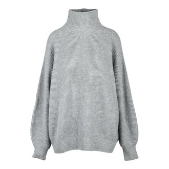 Sportmax Veliero Dolcevita Trui in wol-kasjmier - Dames - Coltruien - Grijs - S - Wol - Truien & Vesten