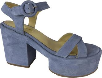 Catwalk Tiziana Sandaal Schoenen - Dames - Sandalen met hakken - Blauw - 40 EU - Schoenen