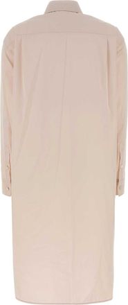 Jil Sander Womens Cotton Poplin Shirt Dress Pink