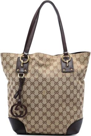 Gucci Pre-owned Gucci GG Canvas GG Charm Tote Ladies XH9SHLSANTG2TDD2