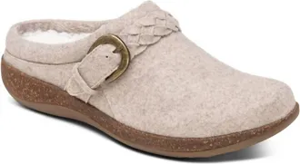 Aetrex Womens Libby Clog In Oatmeal