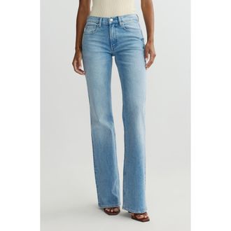 DL1961 Bella Mid Rise Slim Bootcut Jeans in Sky Castle at Nordstrom, Size 24
