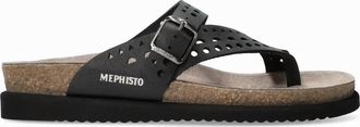 Mephisto Womens Helena Perf Sandals In Black