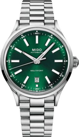 Mido Multifort Patrimony Powerwind Automatic Green Dial Steel Mens Watch M040.407.11.091.00