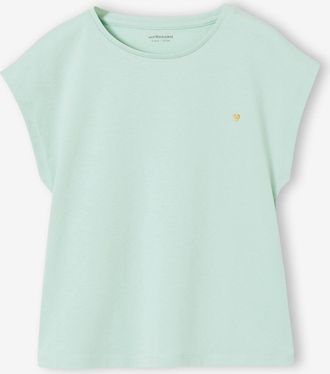 Vertbaudet M&auml;dchen T-Shirt BASICS Oeko-Tex aqua