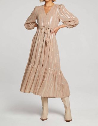 Saltwater Luxe Dream Dress In Champagne