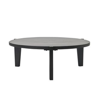 House Doctor Mesa de centro grande de madera negra