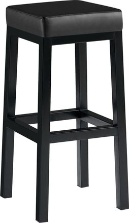 Clp Clp - Taburete De Bar Taylor Altura Del Asiento 83 Cm Estructura De Metal Negro Negro Simil Cuero
