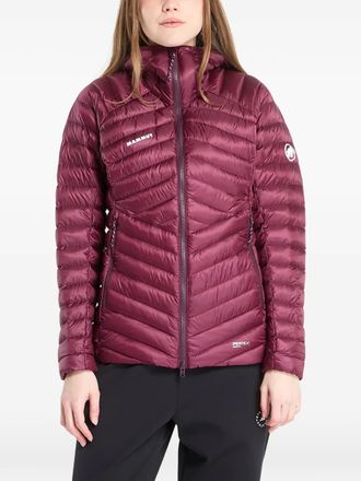 Mammut Broad Peak IN hooded jacket - women - Recycled Polyamide/Recycled Polyamide/Polyester/Goose Down/Goose Feather - S - Red