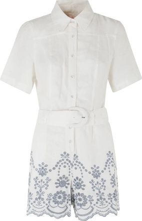 MC2 Saint Barth Carola Jumpsuit - Dames - Playsuits - Wit - XS - Jumpsuits & Playsuits