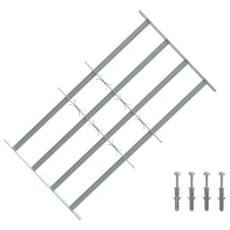 vidaXL Reja De Seguridad Para Ventanas Con 4 Barras Transversales Vidaxl