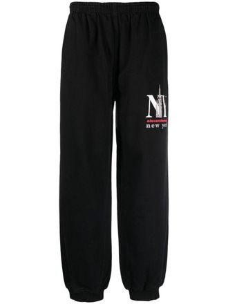 Alexander Wang Trainingsbroek met logoprint - Zwart