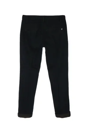 Dondup Cotton-Blend Trousers - Black