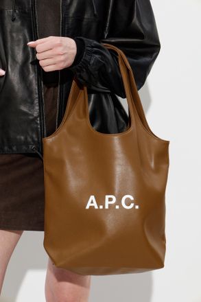 A.P.C. Ninon Small Handbag, Unisex, Brown