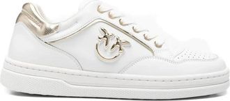 Pinko Mandy Sneakers - Dames - Sneakers - Wit - 40 EU - Leer - Schoenen