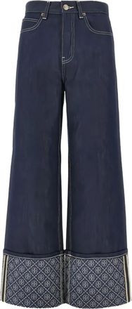 Tory Burch Dames, Jeans, Blauw, Maat: W27