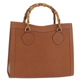 Gucci Pre-owned Tote Bags, female, Brown, Size: ONE SIZE Pre-owned Vintage Tote Bag
