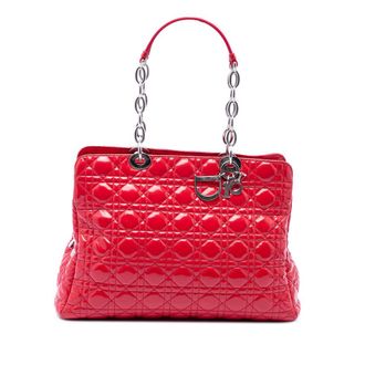 Dior Pre-owned Dior Large Patent Cannage Soft Zipped Lady Dior Shopping Tote Ladies UTQQ3AM5JOEBQWK0