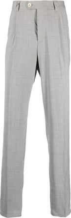 Brunello Cucinelli virgin wool tailored trousers - men - Cotton/Viscose/Virgin Wool - 44 - Grey