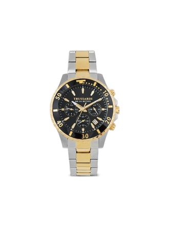 Trussardi City Life Chronograph 42 mm - Zwart