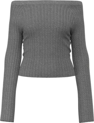 Guess Truien & Vesten, Dames, Grijs, XS, Viscose Blend Sweater