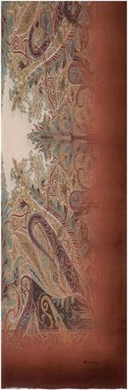 Etro Accessoires, Heren, Oranje, ONE Size, Silky Scarves