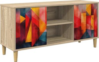 vidaXL Mueble De Tv Heesch 102 X 33 X 50 Cm Sonoma Vidaxl