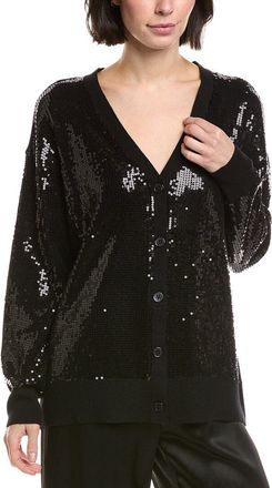 Vince Camuto Sequin Wool-Blend Cardigan