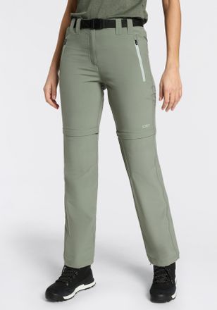F.lli Campagnolo Zip-off-Hose CMP, Damen, Gr. 36, N-Gr, avocado, Obermaterial: 89% Polyester, 11% Elasthan, Hosen Zip-off-Hose, Elastisch & Schnell trocknend & Atmungs
