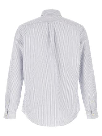 Polo Ralph Lauren Striped Oxford Cotton Shirt - Light Blue