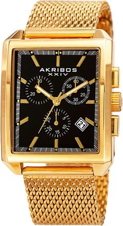 Akribos XXIV Akribos Xxiv Mens Stainless Steel Watch