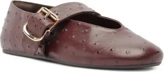 Arezzo Adeline Mary Jane Flat in Fresh Ruby at Nordstrom, Size 5.5