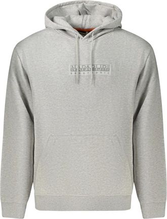 Napapijri Hoodie met lange mouwen - Heren - Sweatshirts & Hoodies - Grijs - Maat: 2XL Zijde