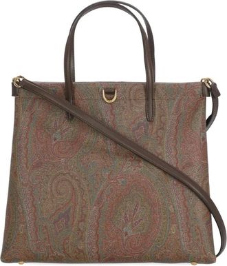 Etro Etro, Handbags, female, Brown, Size: ONE SIZE Cotton Shoulder Bag
