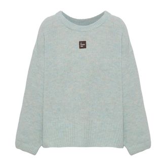 American Vintage East Sweater - Dames - Ronde hals truien - Blauw - S - Wol - Truien & Vesten