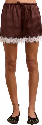 Damson Madder Charis Shorts In Choc Brown