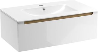 Puma Naturel - Mueble De Ba&ntilde;o Con Lavabo Stilla 80x30x45 Cm, Blanco (stillad08005u1)