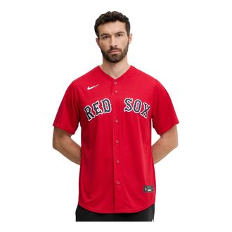 Nike Maglia Replica Ufficiale Boston Red Sox Alternativa - - Sport - Uomo - Rosso - S