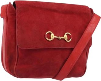Gucci Pre-owned Cross Body Bags, female, Red, Size: ONE SIZE Pre-owned Vintage Shoulder Bag