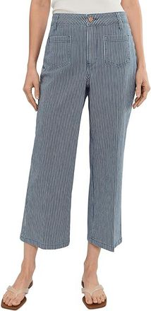 NYDJ Coco Jeans Womens Clothing Malaga Stripe : 16 25.5, Cotton/Denim/Elastane