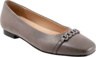 Trotters Harmony Flat in Grey at Nordstrom, Size 9.5