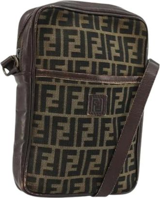 Fendi Pre-owned Cross Body Bags, female, Brown, Size: ONE SIZE Pre-owned Vintage Shoulder Bag