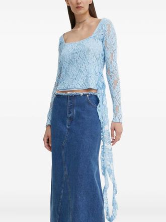 Résumé Top in pizzo - Blu