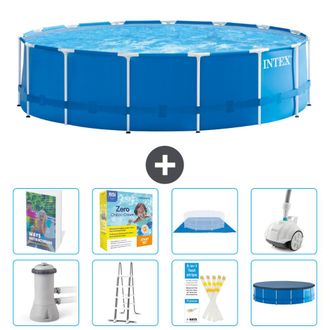 Intex Piscina Con Estructura Redonda - 457x122 Cm - 9-piezas S544