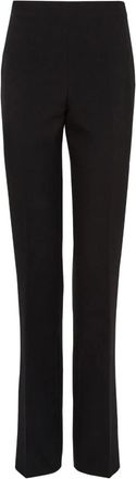 Ferragamo Slim-fit wollen broek - Dames - Slim Fit Broeken - Zwart - M - Wol - Broeken