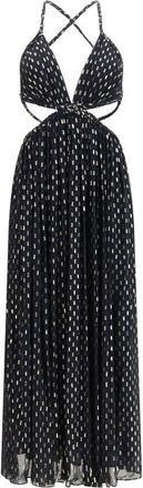 Zimmermann Black Viscose Long Womens Dress