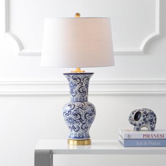 Jonathan Y Designs Leo 28.5 Chinoiserie LED Table Lamp